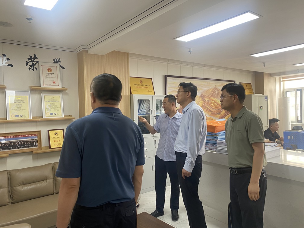 慶陽市委常委、統戰部部長張希岳調研甘肅信合工程設計有限公司：精準把脈助發展 精準服務促跨越