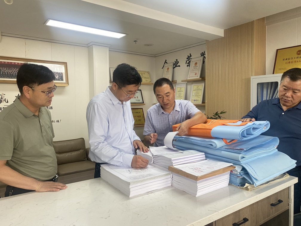 慶陽市委常委、統戰部部長張希岳調研甘肅信合工程設計有限公司：精準把脈助發展 精準服務促跨越