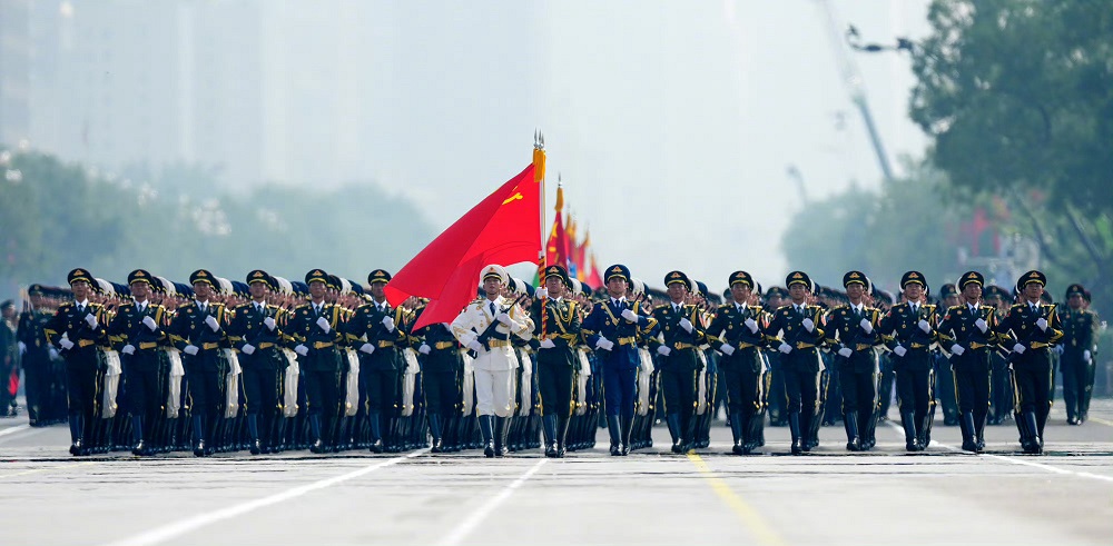 甘肅信合工程設(shè)計有限公司組織集體觀看閱兵儀式，威武之師激勵奮發(fā)之志